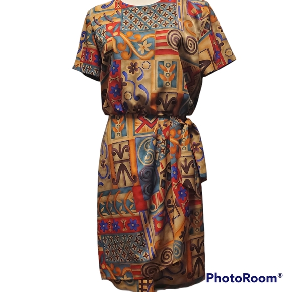Vintage Dresses & Skirts - BoGo cute vintage mixed print dess
